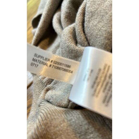 Polo by Ralph Lauren Pima Cotton Fine Gauge V-Neck Sweater Heather Brown Sz XL - Picture 10 of 11